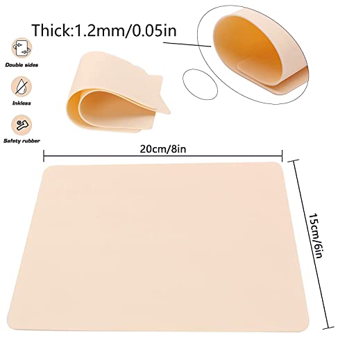 CICITOYWO 5 Pcs Tattoo Practice Skin Kit - 8x6in Double-Sided