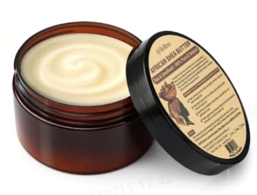 Bellimo 100% Pure Unrefined African Shea Butter - 8 oz Raw Moisturizer