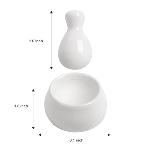 Howise 2.5 Inch Mortar and Pestle Set for Efficient Grinding