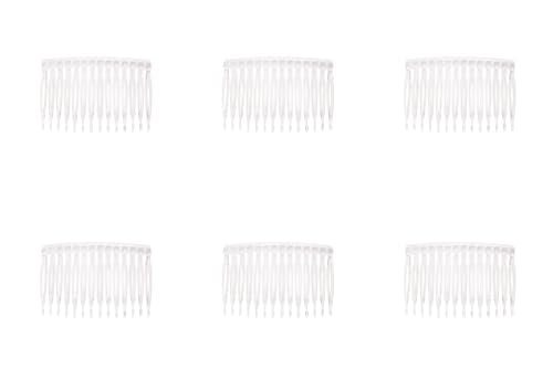 Ruwado 6 Pcs 14 Teeth Vintage Hair Side Combs for Women
