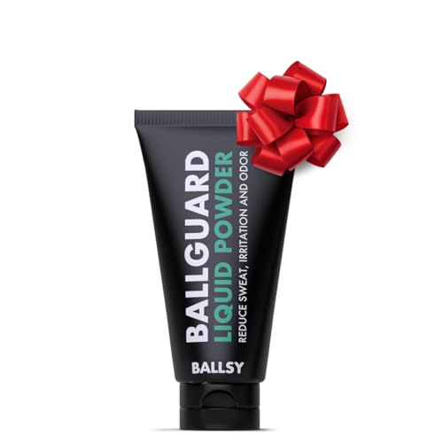 Ballsy Ballguard Deodorant for Men - Anti-Chafing Cream, 3.4 Oz