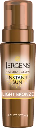 Jergens Natural Glow Self Tanner Mousse - Light Bronze, 6 fl oz
