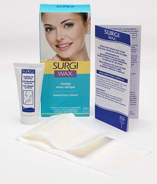 Surgi-Wax Facial Wax Strips - Precision Hair Removal Kit