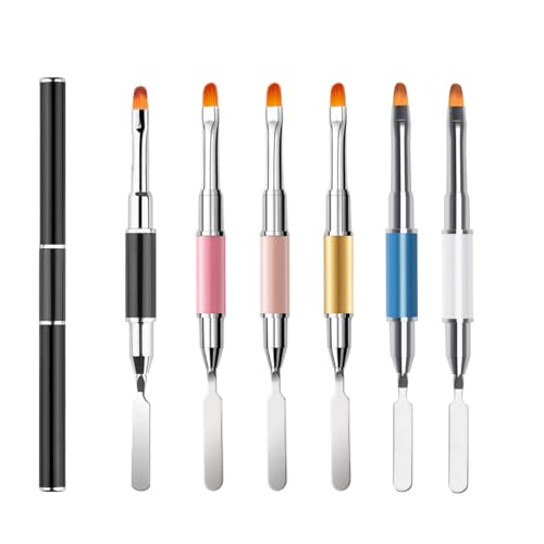 Whmeolyo Dual-Ended Polygel Brush & Picker Tool - 6pcs Set