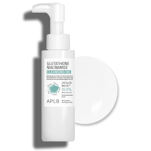APLB Glutathione Niacinamide Cleansing Oil - 3.55 FL.OZ for Sensitive Skin