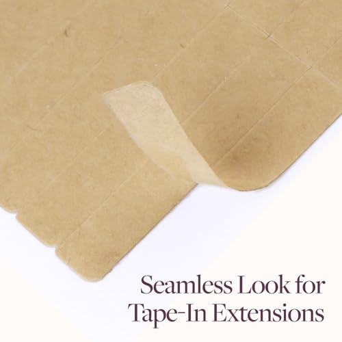 GOO GOO Double Sided Hair Extension Tape, 48 Pieces, Invisible Adhesive Tabs