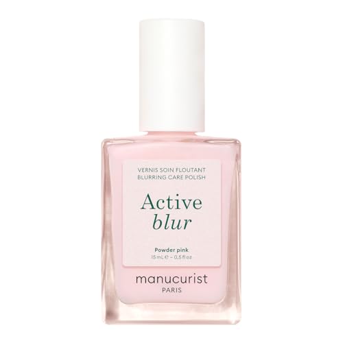 Manucurist Active Blur¢â Blurring Treatment Nail Polish ? Powder Pink Matte Nails Care with Niacinamide ? No Lamp ? Vegan & Made in France ? Nail Strengthener and Growth for Weak Nails ? Plant-Based