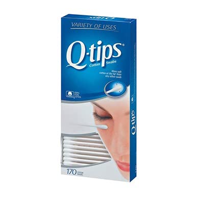 Cotton Swabs - Q-Tips 170 Count | Soft, Absorbent, and Versatile