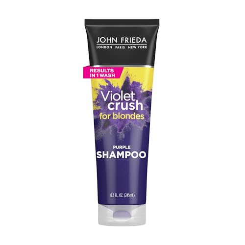 John Frieda Violet Crush Purple Shampoo for Blonde Hair - 8.3 oz