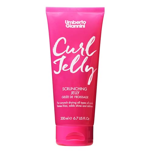 Umberto Giannini Curl Jelly Scrunching Jelly 6.7 fl Oz - Frizz Solution Defining Hair Gel for 2a-4c Curly, Wavy, Coily Hair - Vegan & Cruelty-Free