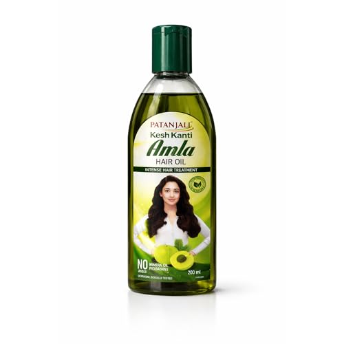 Patanjali Kesh Kanti Amla Hair Oil 200ml - Natural Hair Loss Treatment