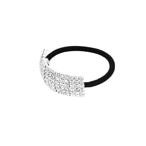 Sparkling Crystal Rhinestone Hair Ties for Women & Girls