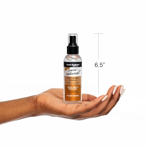 Aunt Jackie¡¯s Braid + Twist Collection Scent-Sational Hair Perfume & Deodorizer ? Neutralize Odors and Refresh Hair with Witch Hazel, Biotin, and Honey ? 4 fl oz
