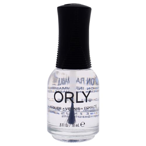Orly Nail Lacquer Clear - 0.6 oz Vegan Nail Polish for Long-Lasting Shine