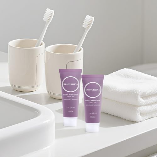 Travel Size Body Lotion & Hand Cream - 1 Fl Oz Tubes, Pack of 30