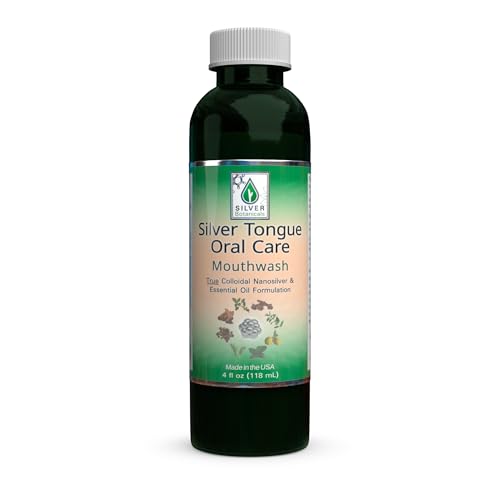 Silver Tongue Natural Colloidal Silver Mouthwash - 4 oz