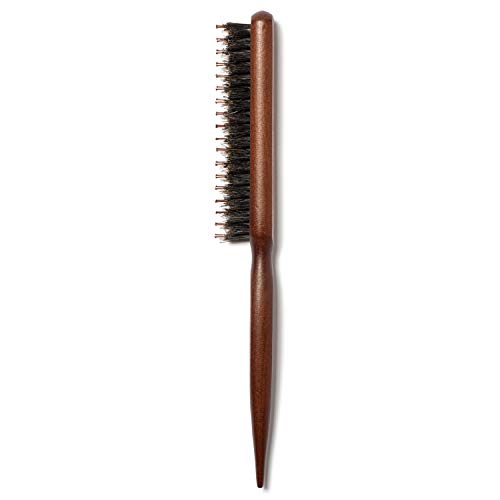 GranNaturals Boar & Nylon Bristle Styling Brush Teasing Comb with Rat Tail Pick, 1 Count