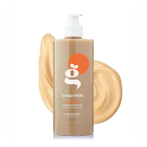 Ginger Milk Hair Conditioner for Oily Scalp - 16 oz, Vegan & Sulfate-Free