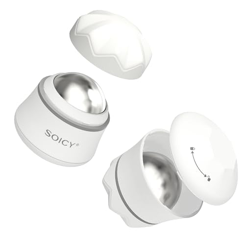 OPENDGO Ice Roller S50-Steel Ball Model for Face & Eyes – 360° Stainless Massage Roller