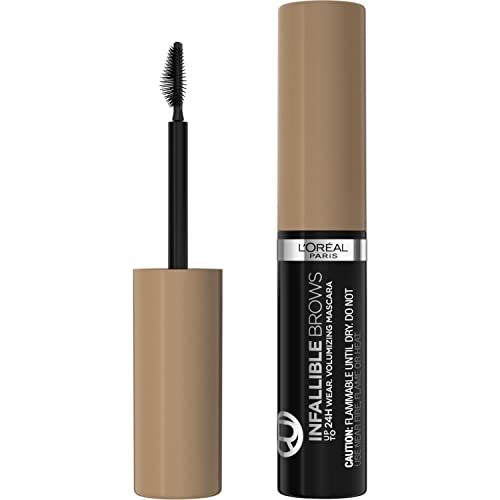 L'Oreal Paris Infallible Brow Mascara - 24HR Volumizing Gel, 7.0 Blonde