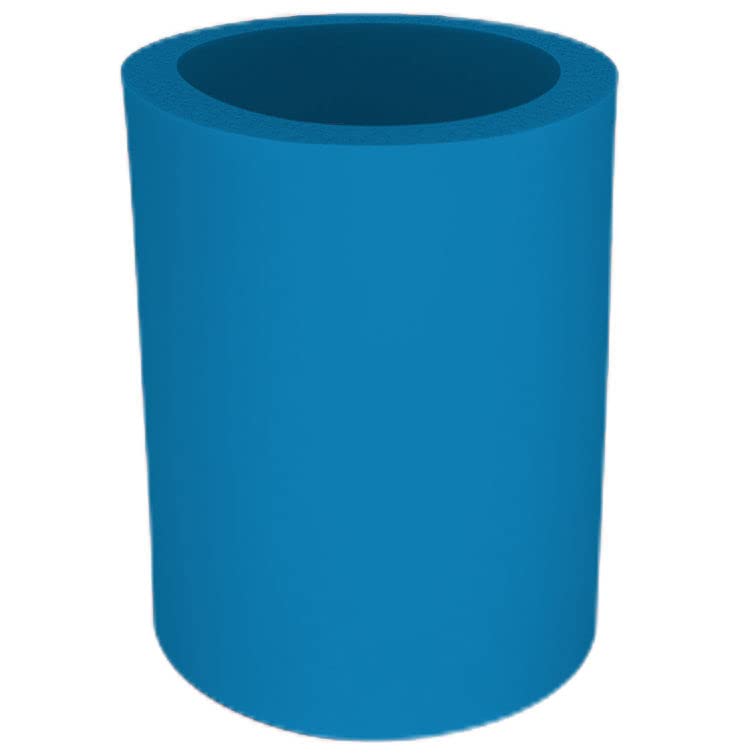 Old School Can Cooler 2-Pack - Thick Foam, Neon Blue