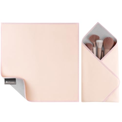 DUcare 10.5 Inch Pink Self-Adhesive Makeup & Travel Organizer Cloth