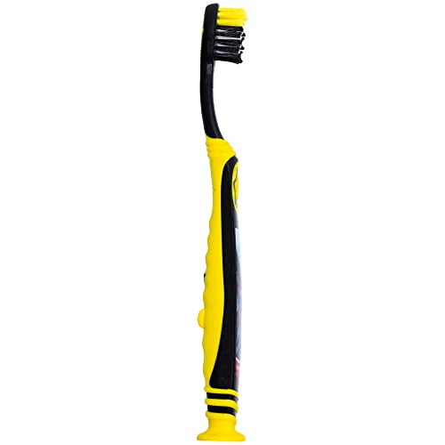 Colgate Batman Toothbrush for Kids 5+ with Suction Cup - 2 Pack