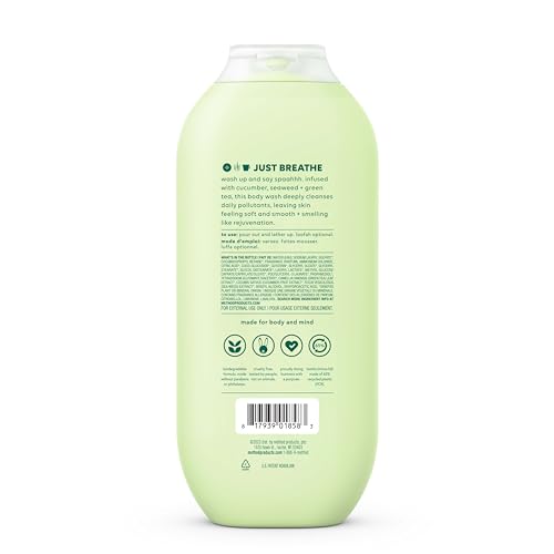 Method Body Wash Daily Zen 18oz Pack of 2 - Paraben & Phthalate Free, Moisturizing, Spa Scent