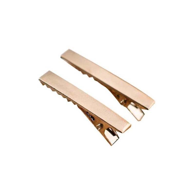 120pcs KC Gold Alligator Hair Clips - 4 Sizes for DIY Craft