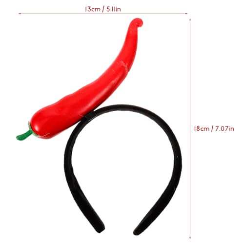 FOMIYES Halloween Chili Pepper Hair Accessories Set for Women