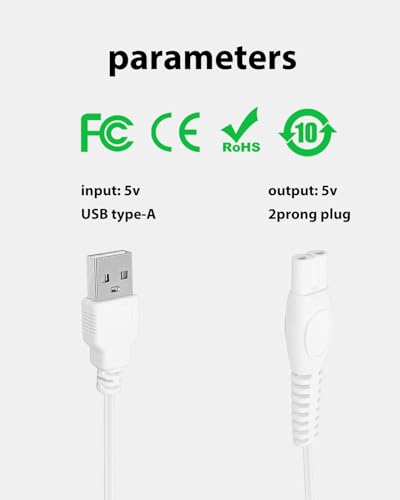 Philips Sonicare Toothbrush Replacement Charger - 5V 2A Fast Charging Cable