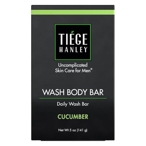 Tiege Hanley Men's Daily Body Wash Bar Soap - Cucumber Scent, 5 Oz