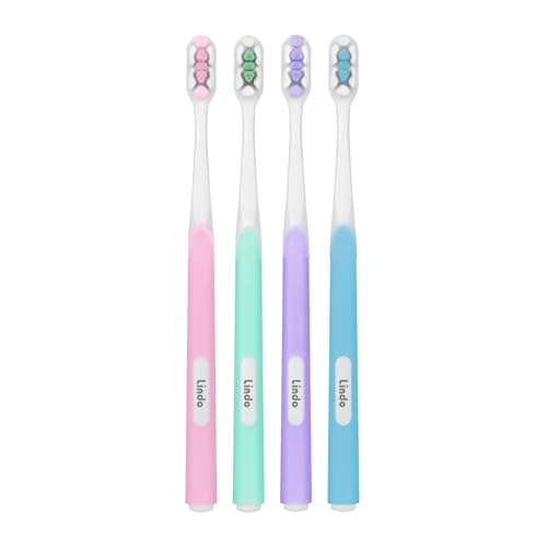 Lindo Ultrafine Toothbrush for Sensitive Gums - Pink