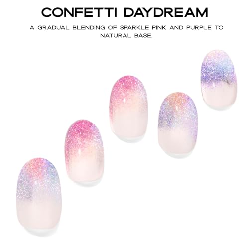 Adora Couture Semi Cured Gel Nail Strips Kit - 30 Pieces for Salon-Quality Manicure