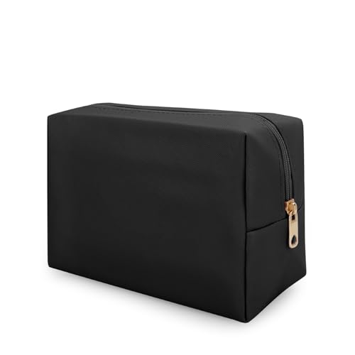 DOB SECHS Waterproof PU Leather Makeup Bag - Large Travel Cosmetic Organizer