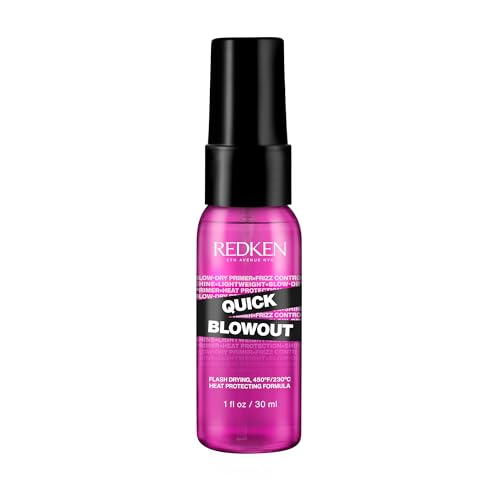 Redken Quick Blowout Heat Protectant Spray, Lightweight Styling Primer (1 Count)