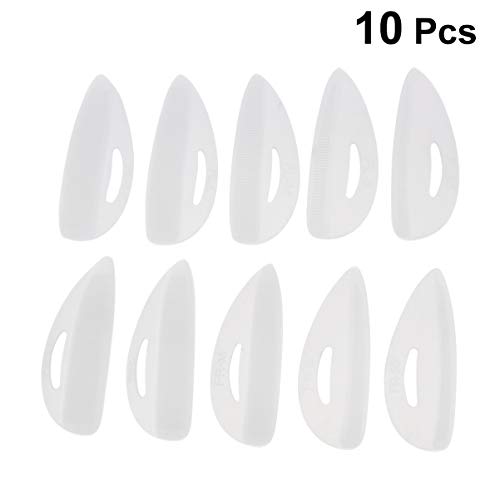 Lurrose Silicone Eyelash Lift Rods - 10 Pairs Reusable Lash Perming Pads
