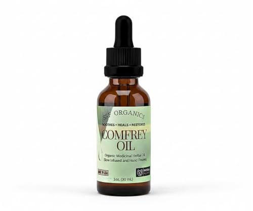 Serendipitous Summer Farms Comfrey Oil 1 oz - Botanical Plant-Based Muscle & Skin Support