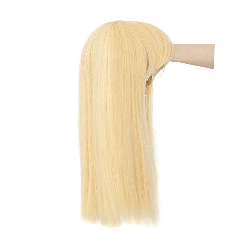 SWACC 14-Inch 613 Blonde Cleopatra Wig with Blunt Cut Bangs