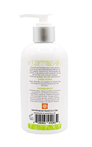 Nature's Apothecary Lemongrass Body Lotion for Sensitive Dry Skin