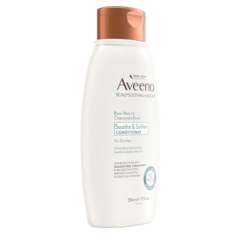 Aveeno Rose Water & Chamomile Conditioner for Dry Hair 12 fl oz - Hydrating & Gentle