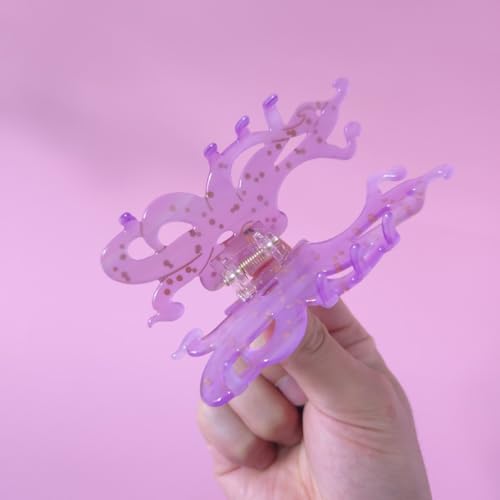 Large Octopus Hair Claw Clip - Durable Acetate Sea Creature Hair Accessory