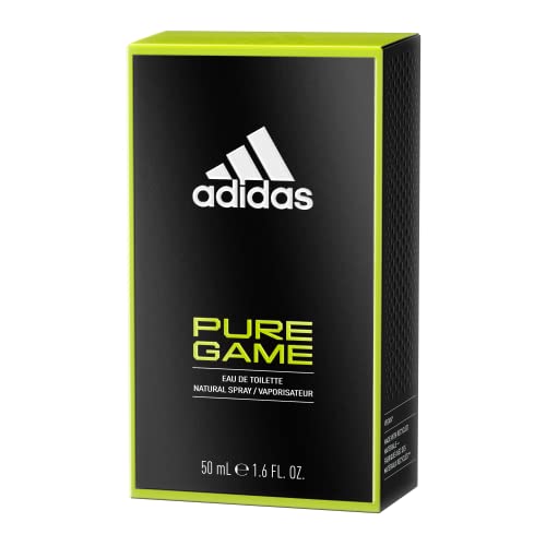 Adidas Pure Game Eau De Toilette Spray for Men, 1.7 fl oz (Pack of 2)