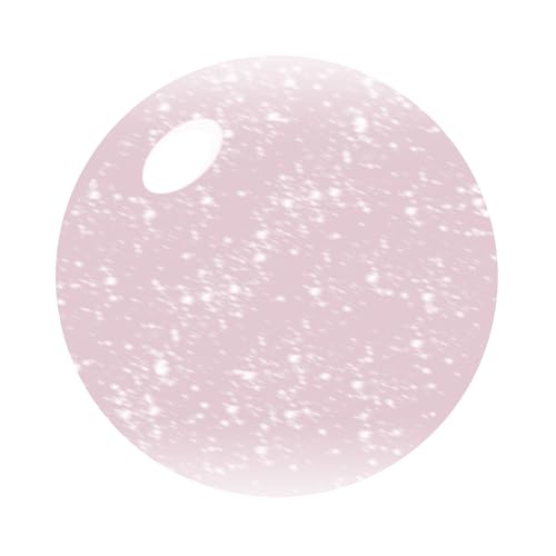 Vishine 15ml Sheer Glitter Pink Gel Polish - Jelly Translucent Nail Art