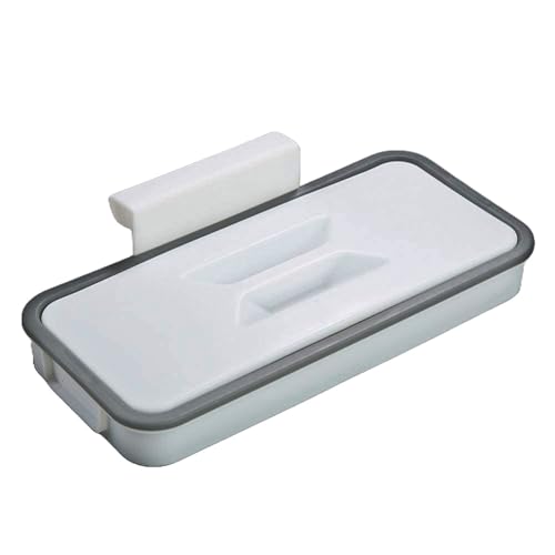 KUJOBUY Hanging Trash Can Holder - Space-Saving Bin for Kitchen & Bathroom