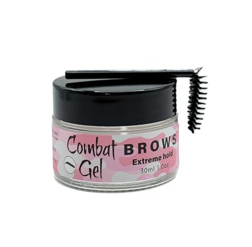Clear Combat Brow Gel - Extreme Hold Eyebrow Styling