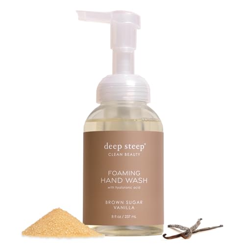 Deep Steep Foaming Hand Wash Brown Sugar Vanilla with Hyaluronic Acid 8oz