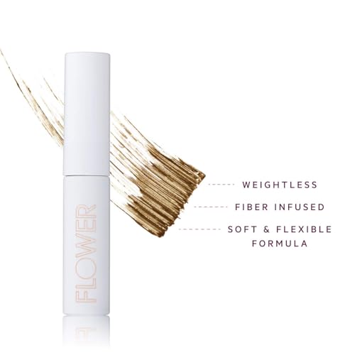 FLOWER Beauty by Drew Barrymore Fiber Fix Brow Gel – Blonde, Tint & Hold, Vegan