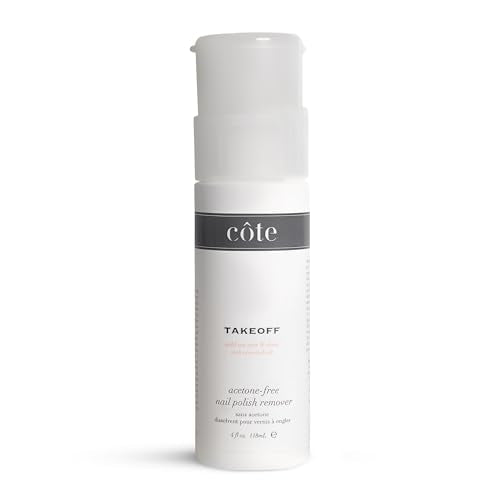 Cote Beauty Non-Acetone Nail Polish Remover, Wild Sea Rose, 4 Fl Oz