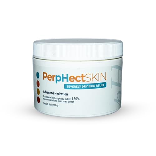 PerpHectSKIN Dry Skin Relief Cream with Cupuau & Shea Butter - 8 Oz